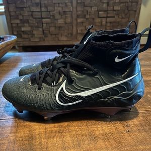 Nike Men's Alpha Huarache NXT Metal Baseball Cleats 11 new black